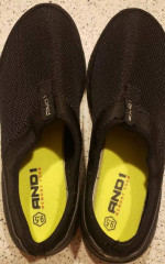 Men's Memory Foam Black Shoes