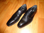 * Stacy Adams Men's All Leather Black Dress Shoes