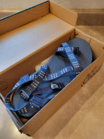 Sandals CHACO Zcloud 2 size 11 navy blue Men's mens shoes sandal