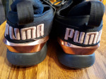 PUMA WOMEN'S IGNITE SIZE 9  SHOES MUSE METAL BLACK ROSE PRE-OWNED LIKE