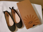 New Women's Ugg Black Slip On Shoes 8.5
