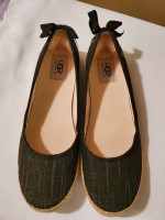 New Women's Ugg Black Slip On Shoes 8.5