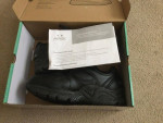 MENS APEX BLACK WALKER SHOES SIZE 10 X WIDE WORN ONCE