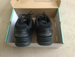 MENS APEX BLACK WALKER SHOES SIZE 10 X WIDE WORN ONCE
