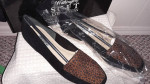 Vintage purse and Women's size 8 shoes, animal print