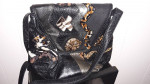 Vintage purse and Women's size 8 shoes, animal print