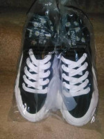 Women Canvas Tennis Shoes * Mad Love* Size 7 or 9. NEW!