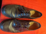 TIMBERLAND MENS SHOES BLACK LEATHER  11.5M PRE-OWNED