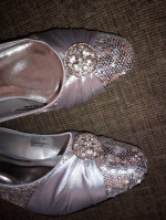 Silver Dress Shoes