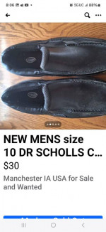 NEW MENS DR SCHOLLS SIZE 10 DRESS SHOES or Female size 12