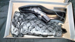 Stacy Adams Wakefield Men's Bike Toe Bit Black Leather Dress Shoes 20141-001
