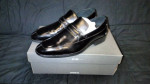 Men's Stacy Adams Aberdeen Moc Toe Saddle Slip On Dressy Shoes