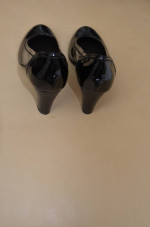 AGL Patent Leather Pump Heels Women's Shoes Size 35