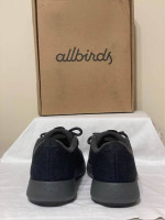 Woman's Size 11 All Birds Wool Runner Muzzle Shoes - Natural Black