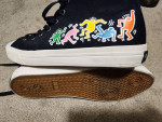 Keith Haring Pop Art Grafitti Shoes 11.5