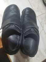 Ecco men shoes moc slip on velcro 11 black
