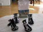 New Guardian Gear Nordic Trek Silver Dog Boots Shoes Paw Protector S