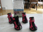 New Guardian Gear Nordic Trek Pink Dog Boots Shoes Paw Protector XS