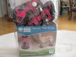 New Guardian Gear Nordic Trek Pink Dog Boots Shoes Paw Protector XS