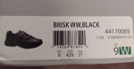 Dr Scholl's MEN'S "BRISK" Black Shoes Size 9W Brand New In Box