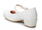 SO Claudie Youth Girls' White Mary Jane Heels white Shoes Size 2 New