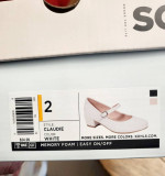 SO Claudie Youth Girls' White Mary Jane Heels white Shoes Size 2 New