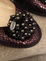 Calvin Klein metallic shoes, size 9, NEW