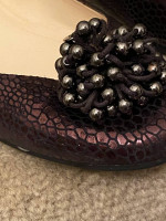 Calvin Klein metallic shoes, size 9, NEW