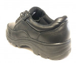 NEW IN BOX La Vega 6500 Black Lace Up Casual Work Shoes 8.5 D mens