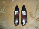Bruno Magli Natural Leather med heel classic pumps women's shoes