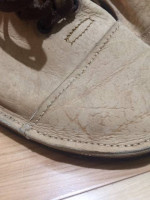 Men's Boy's Handmade Water Buffalo Leather Shoes Size 12