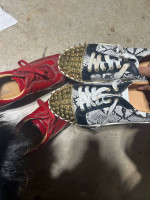 Loubotines and Cole haan gator shoes