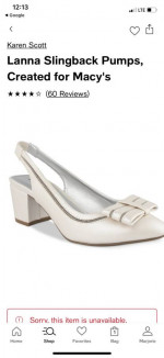 Ivory shoes