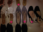 8 pairs of size 5 1/2 to 7 1/2 womens shoes!