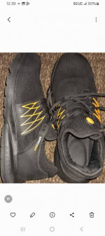 DKMILY STEEL TOE SHOES-MENS 9.5-WOMENS 11.5