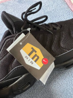 Nike Air Max Plus TN Triple Black Running Shoes Sz 11.5