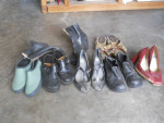 #13 7 Pair of Lady Shoes Size 5-6