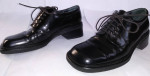 Women's Shoes Nickels 7M Lace Up Angled Square Toe