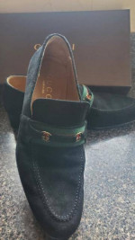 Men Gucci suede shoes  size 9 & 9.5