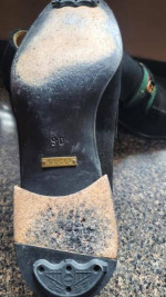 Men Gucci suede shoes  size 9 & 9.5