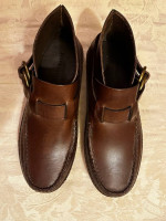Ralph Lauren Men's Dark Brown Leather Shoes  -  Size 11