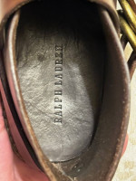 Ralph Lauren Men's Dark Brown Leather Shoes  -  Size 11