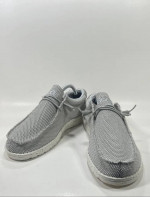 Size 10 - Men’s Hey Dude Wally Sox Ash Gray Slip-On Shoes 110353500 Wmns 11.5