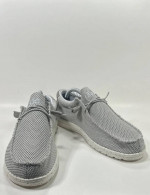 Size 10 - Men’s Hey Dude Wally Sox Ash Gray Slip-On Shoes 110353500 Wmns 11.5