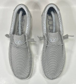 Size 10 - Men’s Hey Dude Wally Sox Ash Gray Slip-On Shoes 110353500 Wmns 11.5