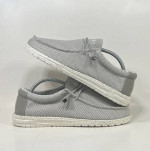 Size 10 - Men’s Hey Dude Wally Sox Ash Gray Slip-On Shoes 110353500 Wmns 11.5