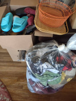 Lots of mainly Med-Lg, shoes & more