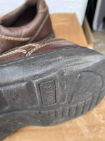 GBX brown leather shoes, size 9