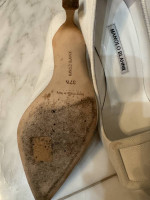 Manolo Blahnik shoes white 37.5 (US Size 7.5)