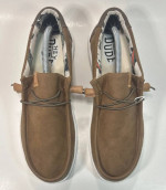 Size 11 - Men’s Hey Dude Wally Fish Lure Tobacco Brown Shoes 40624-2DM Wmns 12